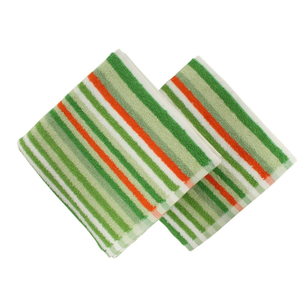 Sada 2 zelených ručníků Cizgi, 40 x 80 cm