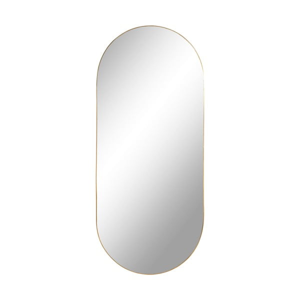 Nástěnné zrcadlo s rámem ve zlaté barvě House Nordic Jersey, 35 x 80 cm