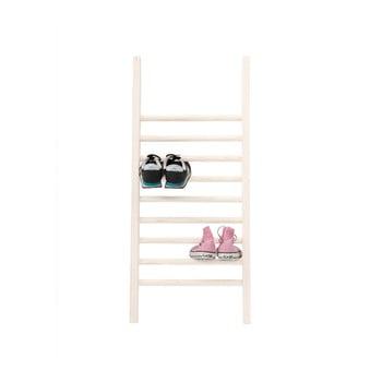 Suport pentru încălțăminte linen escalera s white, înălțime 90 cm