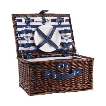 Coș picnic cu echipament pentru 2 persoane navigate basket