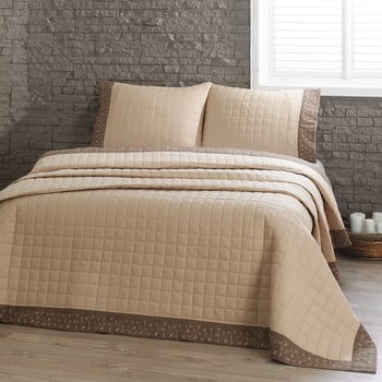 Cuvertură cu perne jolly, 240x250 cm,bej
