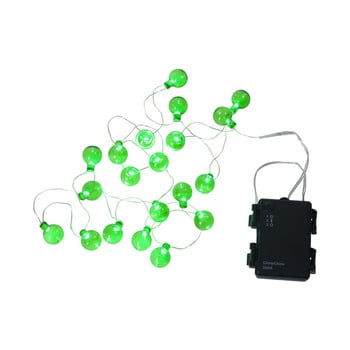 Șirag luminos led pentru exterior best season bulb, 20 becuri, verde