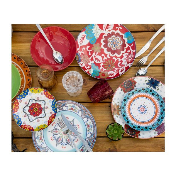 18dílná sada porcelánového nádobí Villa d'Este Folie