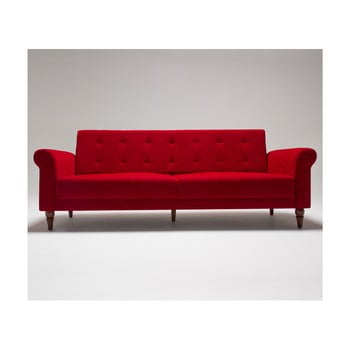 Canapea extensibile balcab home gina, roşu