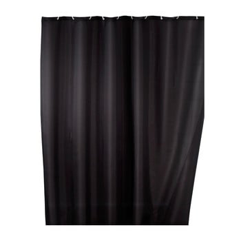 Perdea duș cu înveliș special anti cute wenko, 180 x 200 cm, negru
