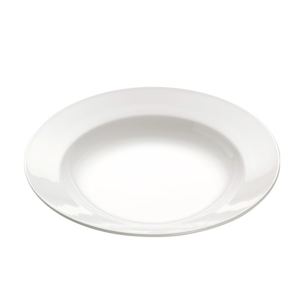 Bílý porcelánový talíř na těstoviny Maxwell & Williams Basic Bistro, ø 28 cm