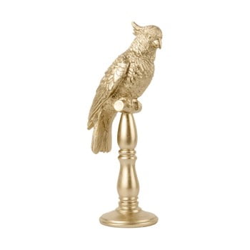 Statuetă pt living cockatoo, înălțime 40 cm, galben