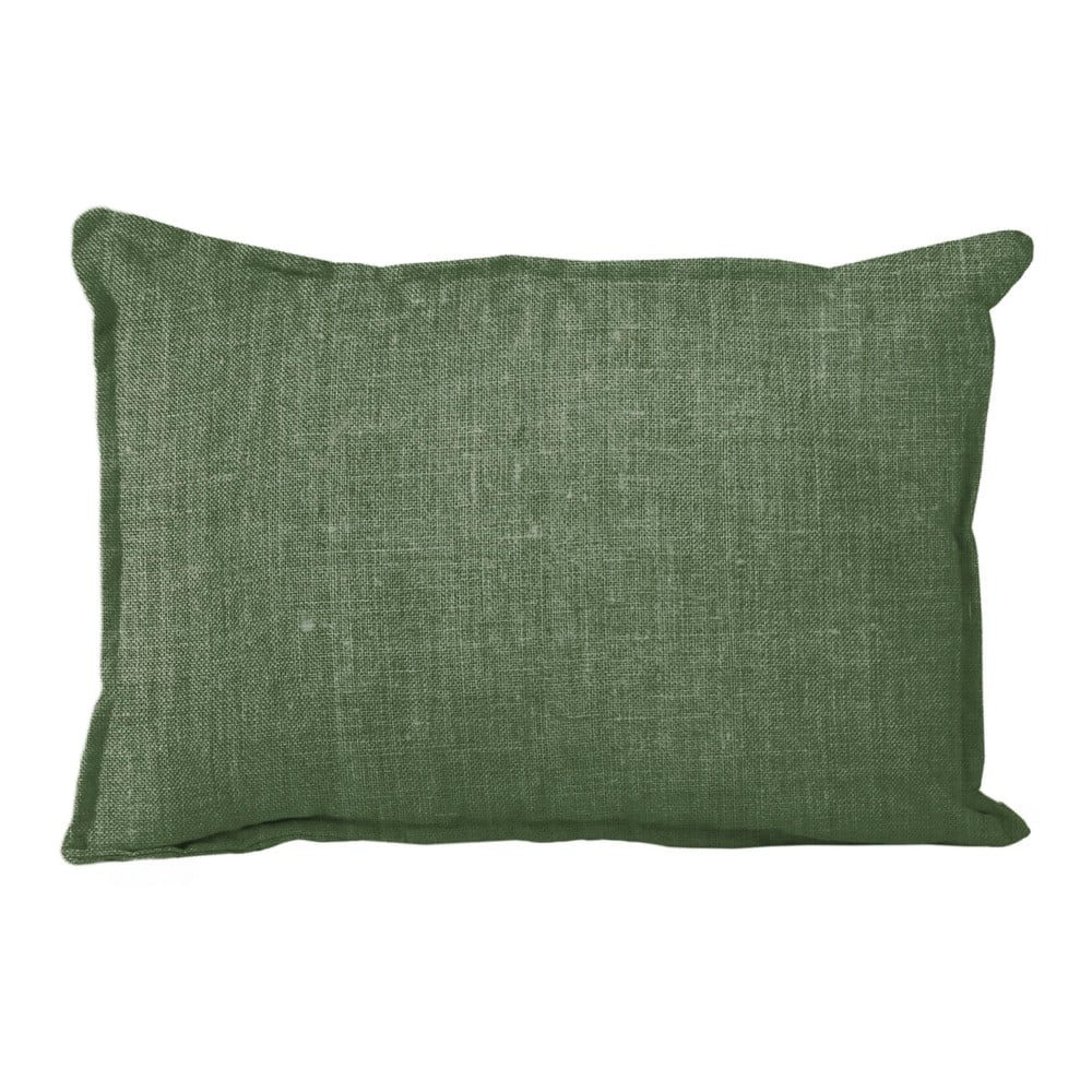 Zelený dekorativní polštář Really Nice Things Lino Moss, 35 x 50 cm