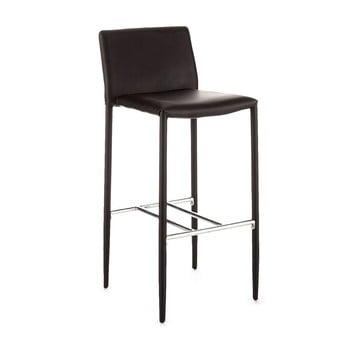 Scaun din piele ecologică pentru bar tomasucci lion, negru