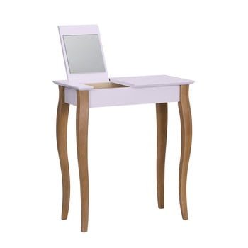 Măsuță de toaletă cu oglindă ragaba dressing table, lungime 65 cm, roz
