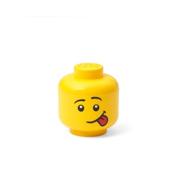 Cutie de depozitare în formă de figurină LEGO® Silly, 10,5 x 10,6 x 12 cm imagine