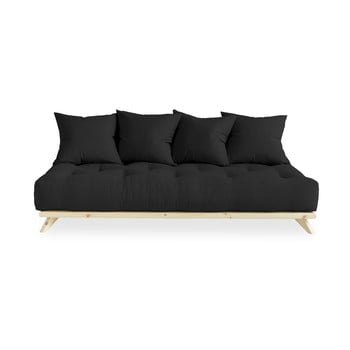 Canapea karup design senza natural/dark grey, gri închis