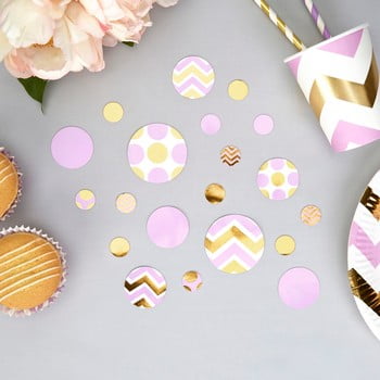 Set 100 decorațiuni confeti din hârtie neviti pattern works