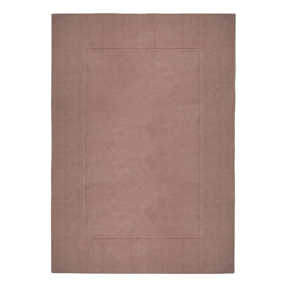 Růžový vlněný koberec Flair Rugs Siena, 160 x 230 cm