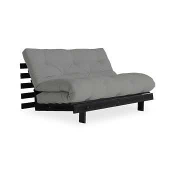 Canapea extensibilă karup design roots black/grey, gri