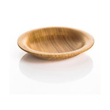 Farfurie din bambus kakule, 22 cm