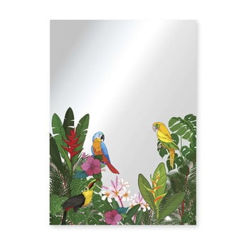 Oglindă surdic espejo decorado tropical birds, 50 x 70 cm