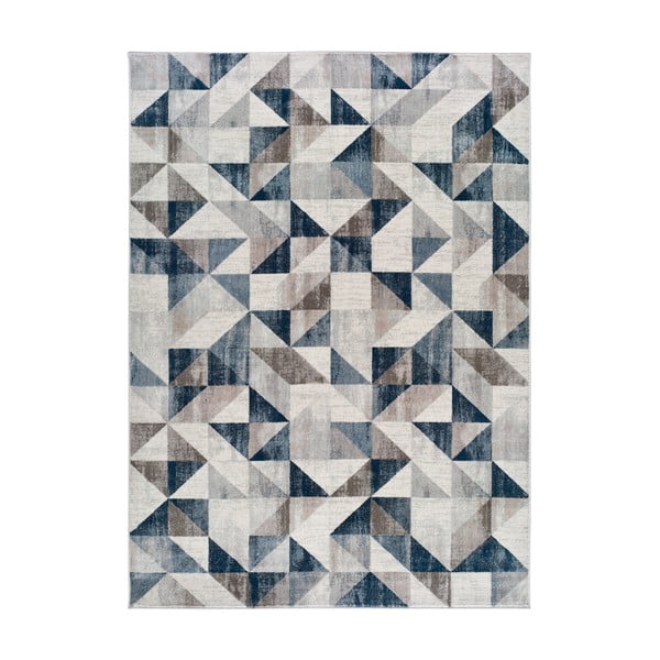 Šedo-modrý koberec Universal Babek Mini, 133 x 195 cm