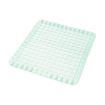 Protecție dreptunghiulară pentru chiuvetă, din plastic addis, 38 x 27 cm, transparentă