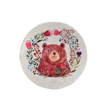 Covor antiderapant pentru copii chilai bears garden, ø 140 cm