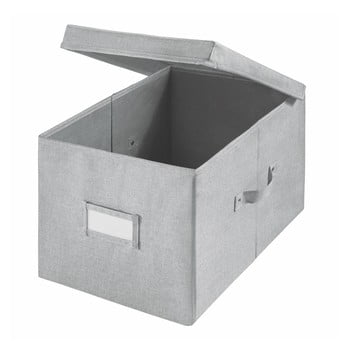 Cutie pentru depozitare iDesign Codi, 39 x 28 cm, gri