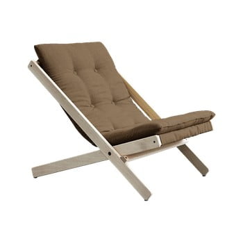 Scaun pliabil din lemn de fag karup design boogie mocca, 60 x 115 cm, maro coniac