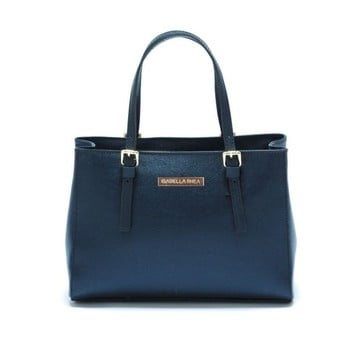 Poșetă din piele isabella rhea classic, albastru