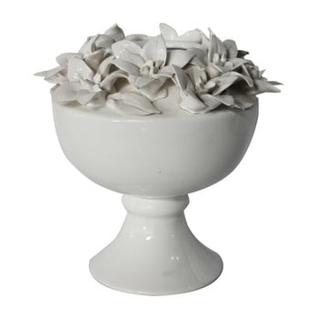 Vază din ceramică Mauro Ferretti Lilium, înălțime 25 cm, alb
