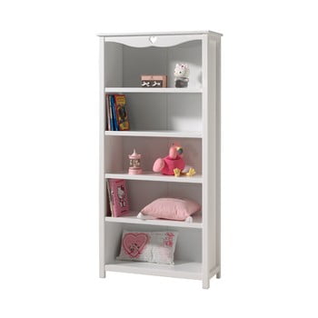 Bibliotecă vipack amori, înălțime 190 cm, alb