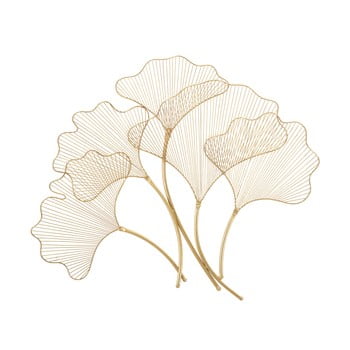 Decorațiune pentru perete mauro ferretti glam leaf, 79 x 68 cm, auriu