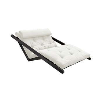 Canapea extensibilă karup design figo black, bej deschis