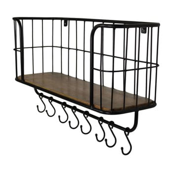 Cuier de perete din lemn de mango și metal hsm collection