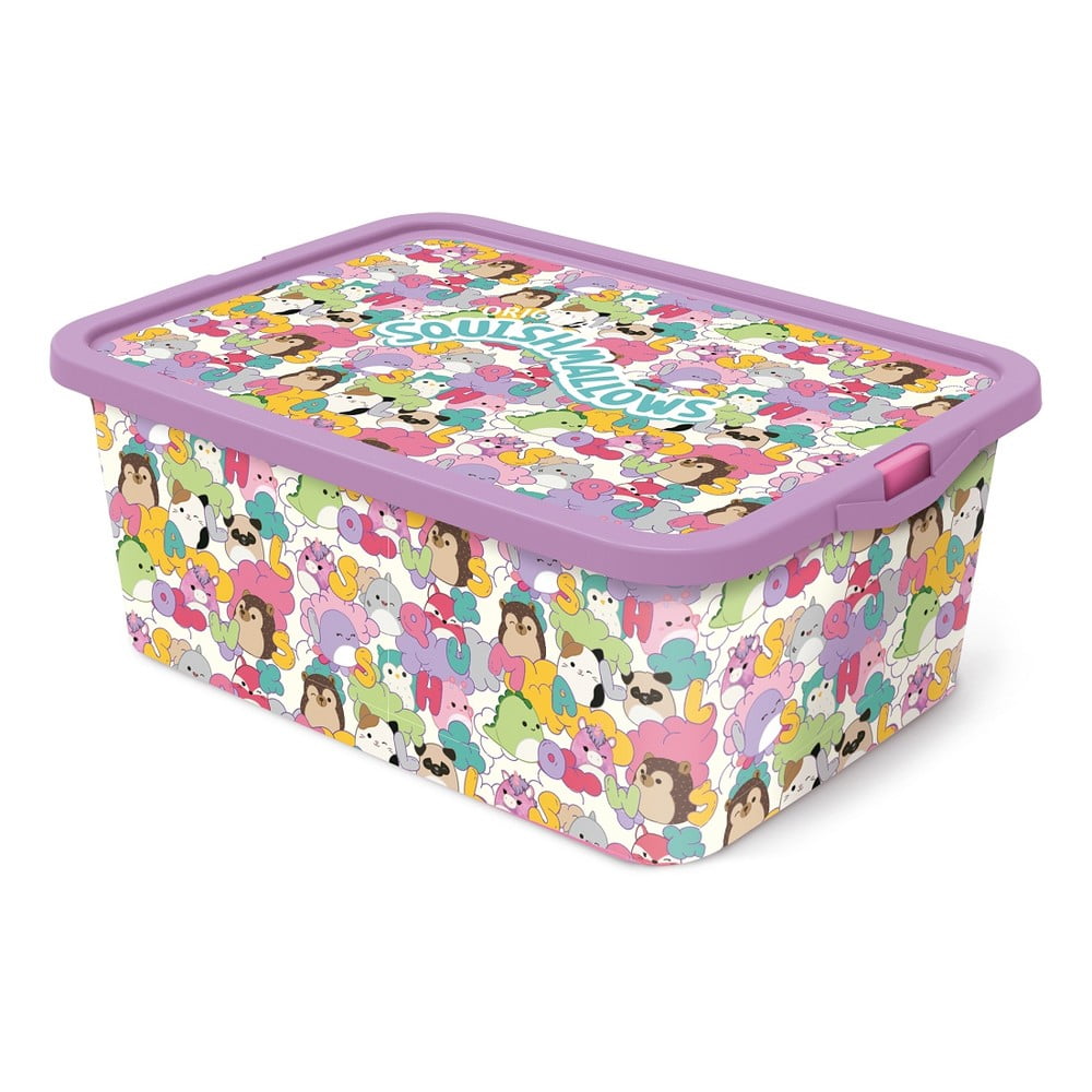 Plastový dětský úložný box 40x29x15 cm Stor – SQUISHMALLOWS