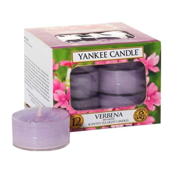Set 12 lumânări parfumate yankee candle verbena, timp de ardere 4 - 6 ore
