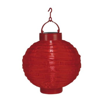 Felinar solar led best season summer, ø 30 cm, roșu