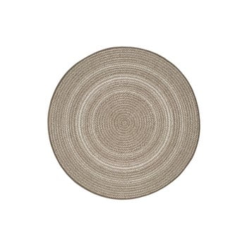 Covor pentru exterior universal silvana rutto, ⌀ 120 cm, bej