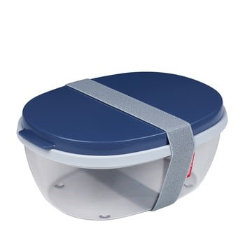 Cutie pentru salată cu capac albastru închis rosti mepal ellipse
