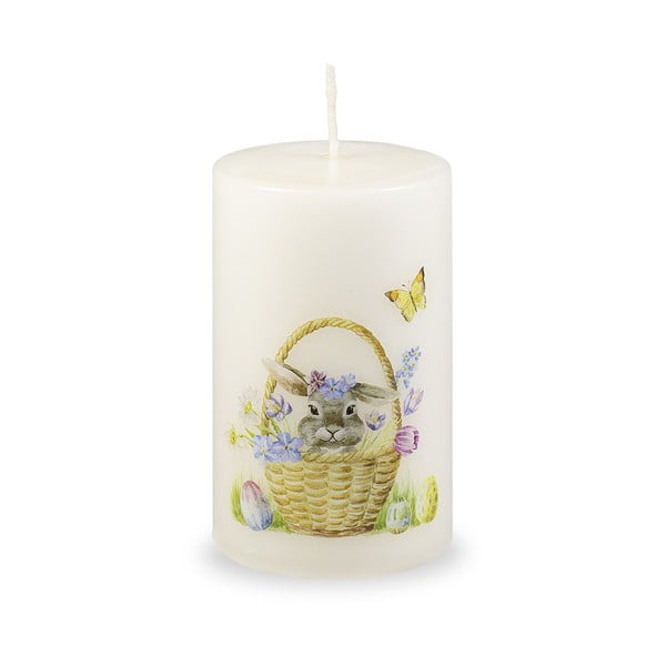 Bílá velikonoční svíčka Unipar Sweet Easter, doba hoření 40 h