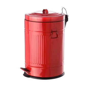 Coș metalic de gunoi Unimasa, 20 l, roșu