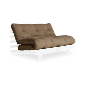 Canapea extensibilă karup design roots white/mocca
