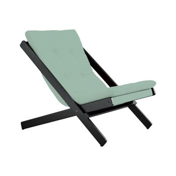 Fotoliu pliabil karup design boogie black/mint
