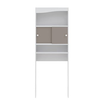 Dulap baie pentru mașina de spălat temahome wave, lățime 60 cm, gri - maro