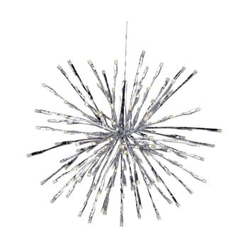 Decorațiune suspendată cu led markslöjd hudra, ø 30 cm, argintiu