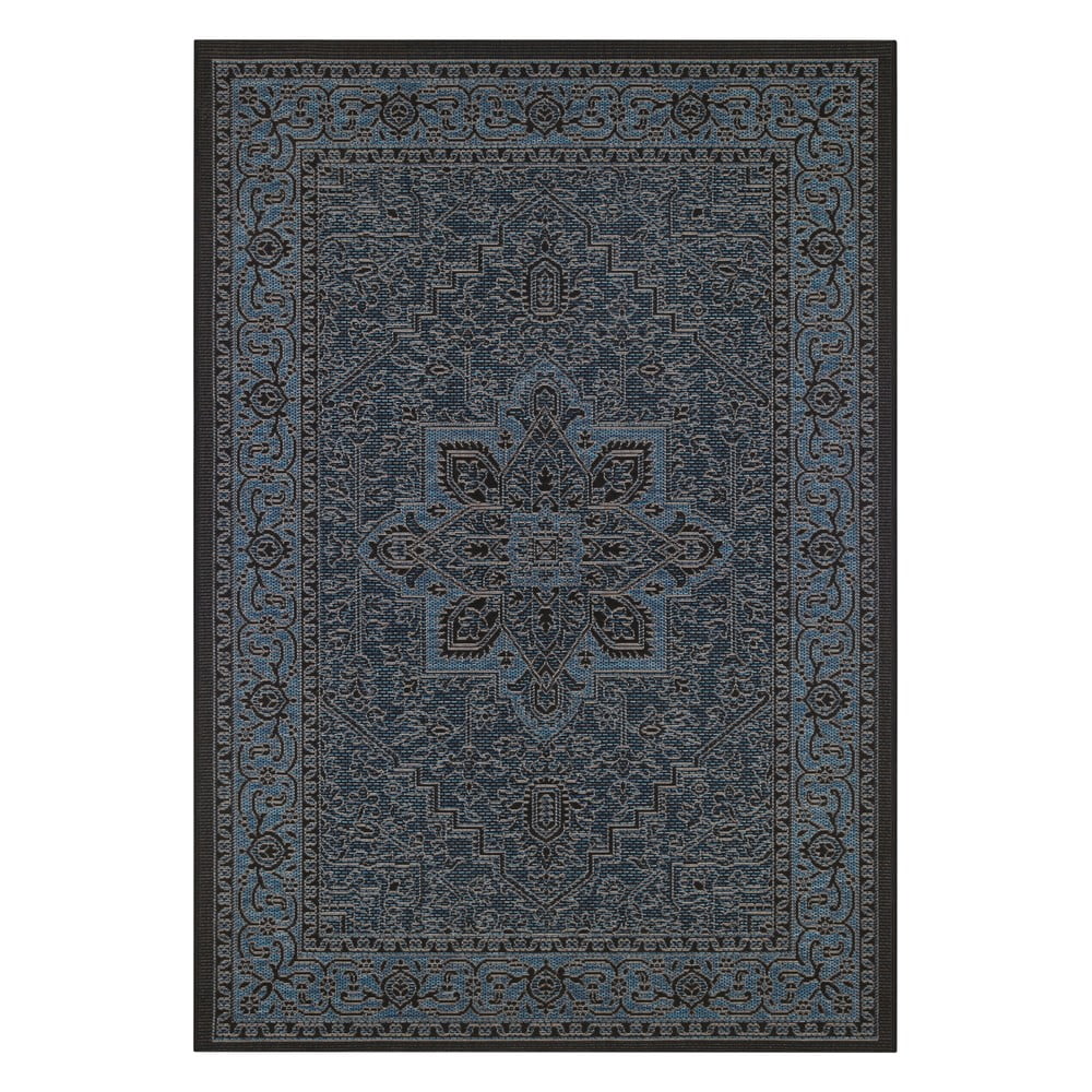 Černo-šedý venkovní koberec NORTHRUGS Anjara, 200 x 290 cm
