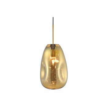 Lustră cu abajur din sticlă suflată leitmotiv pendulum, înălțime 33 cm