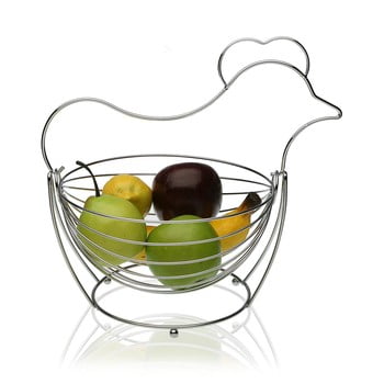 Coș din oțel pentru fructe versa chrome