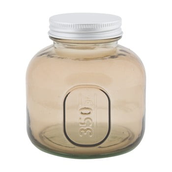 Borcan din sticlă reciclată mauro ferretti coperchio, ⌀ 9 cm, gri
