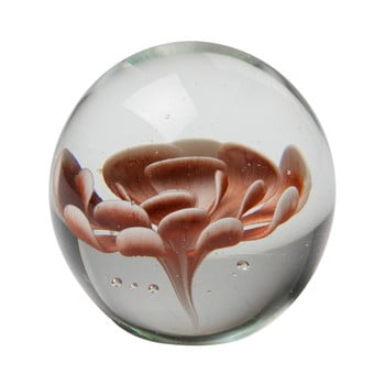 Decoraţiune din sticlă cu floare maro bepurehome botanics
