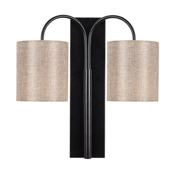 Aplică metalică opviq lights aristo, negru