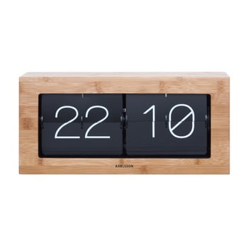 Ceas karlsson flip, 37 x 17,5 cm, decor lemn